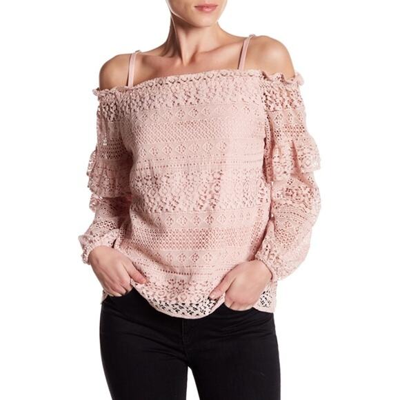 Parker Jordanna Off The Shoulder Lace Blouse - Picture 1 of 7